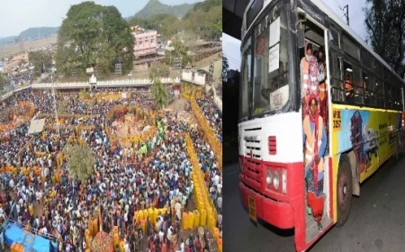 మేడారం జాతర ప్రత్యేక బస్సులలో వారికి ఫ్రీ ప్రయాణం. తెలంగాణా ఆర్టీసీ తీపికబురు!