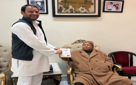 లాలూ, తేజస్వీని ఇంటికెళ్లి కలిసిన తేజ్ ప్రతాప్- బహిష్కరణ తర్వాత ఇదే తొలిసారి- ఎందుకంటే?