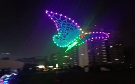 గాలి, దారం లేకుండానే ఎగిరే గాలిపటాలు - సూరత్​ యువకుల విభిన్న ఆవిష్కరణ