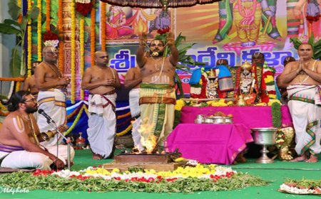 తిరుమలలో కనుల పండువగా గోదా కల్యాణోత్సవం