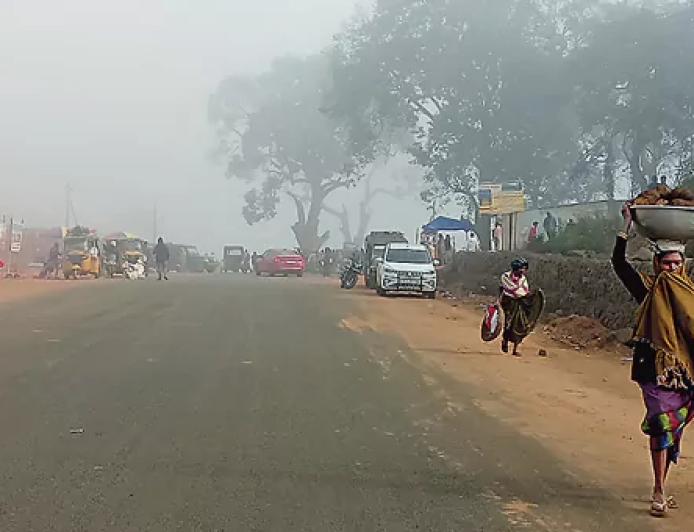 పాడేరులో 4.1 డిగ్రీల ఉష్ణోగ్రత