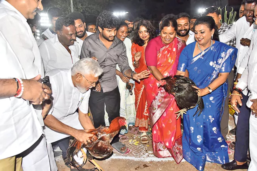 బరిలోకి పుంజులను వదిలిన అంబటి, రోజా