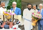 అమరావతిలో గేట్స్ ఫౌండేషన్ ఫౌండర్ చైర్మన్ బిల్‌గేట్స్ పర్యటన...స్వాగతం పలికిన సీఎం చంద్రబాబు నాయుడు,డిప్యూటీ సీఎం పవన్ కల్యాణ్