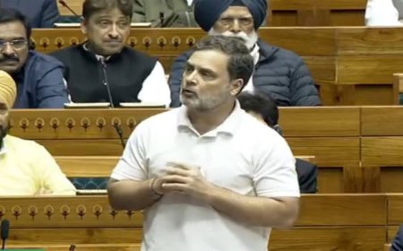 భారతమాతను మోదీ సర్కార్ అమ్మేసింది- హోల్‌సేల్‌గా అమెరికాకు సరెండర్: లోక్​సభలో రాహుల్